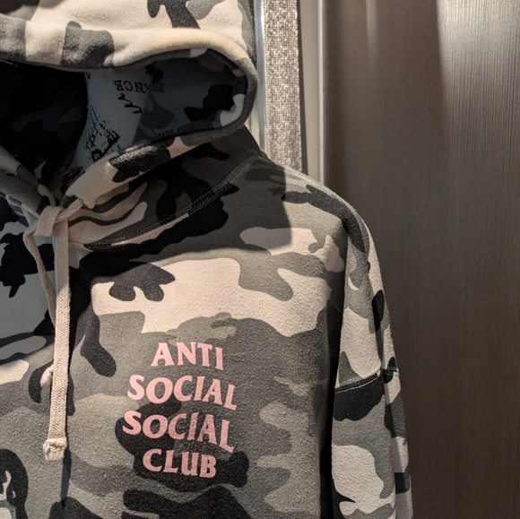 Antisocial Social Club Camo Hoodie - Picture 3 of 5